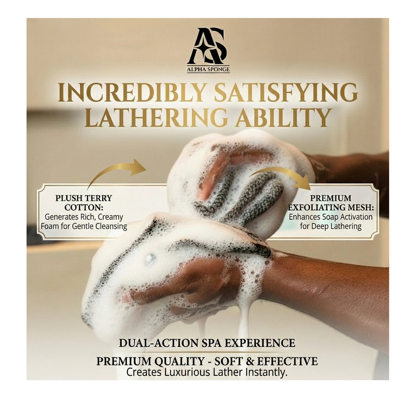 Alpha Sponge Premium Exfoliation Cloth