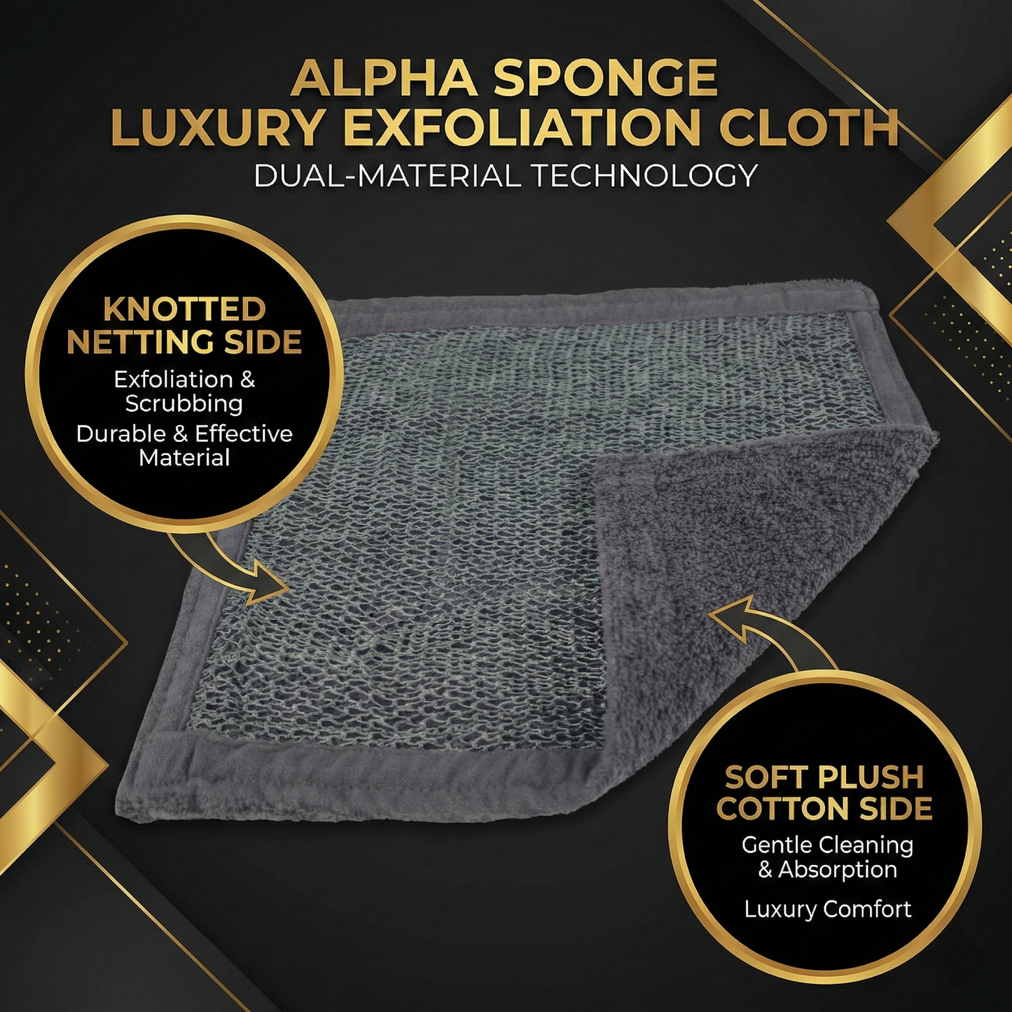 Alpha Sponge Premium Exfoliation Cloth