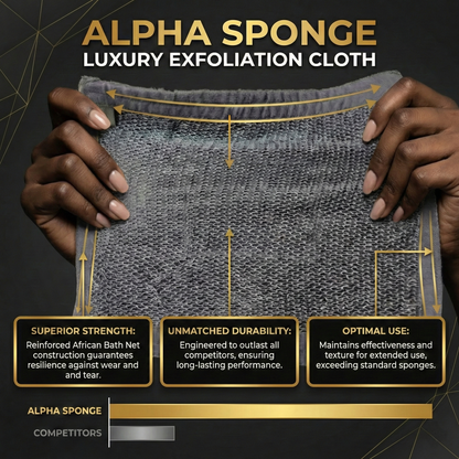 2 Pack Alpha Sponge Luxury Exfoliation Cloths