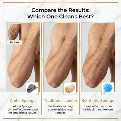 2 Pack Alpha Sponge Luxury Exfoliation Cloths