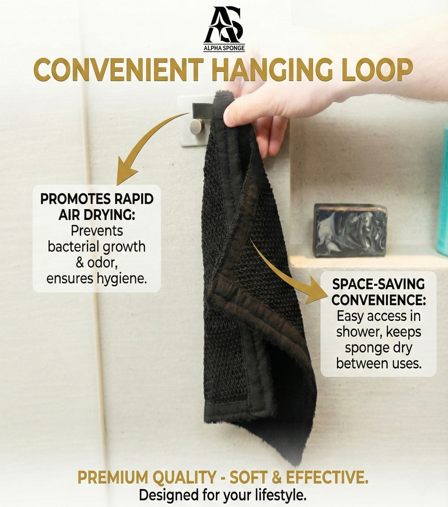 Alpha Sponge Premium Exfoliation Cloth